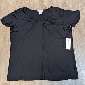 Women's Liz Claiborne Knot Top Size XL